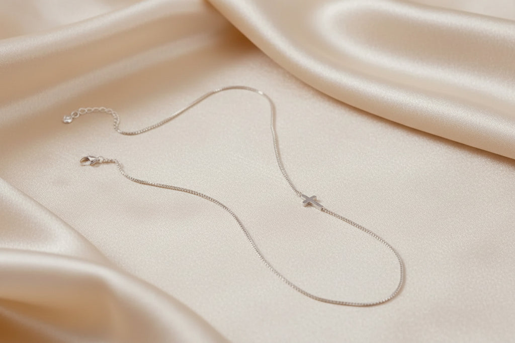 Quiet Faith Necklace  (Silver & Gold)