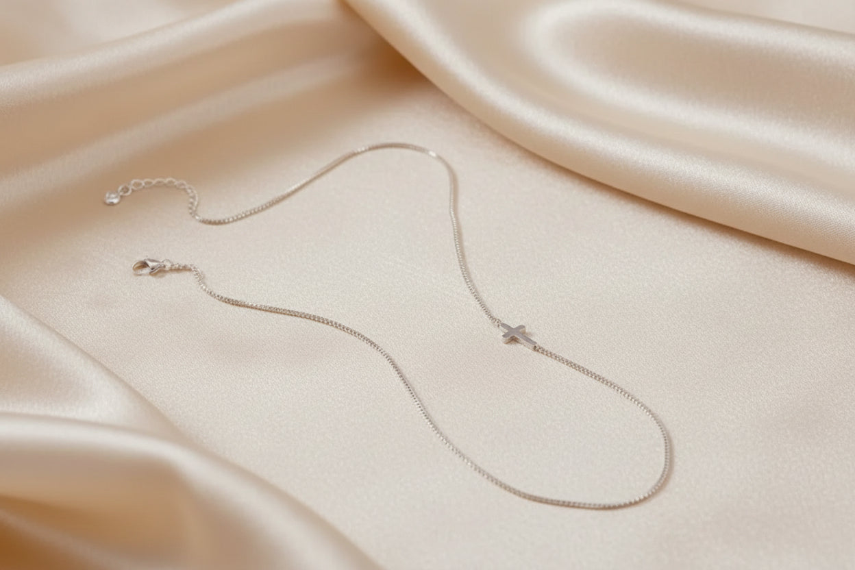 Quiet Faith Necklace  (Silver & Gold)