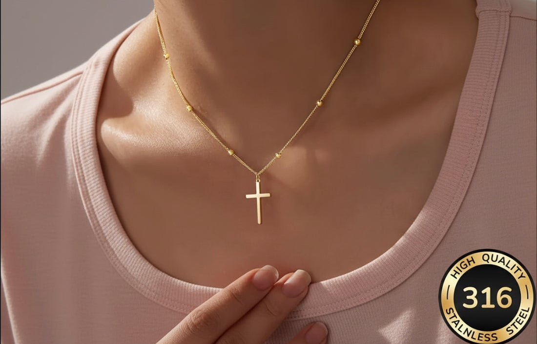 Wrapped in Grace Necklace (Silver & Gold)