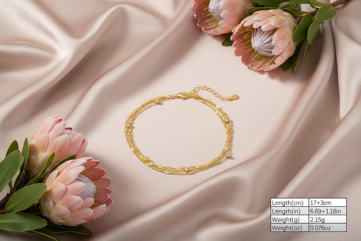 Multi-Layer Radiance Bracelet (Silver & Gold)