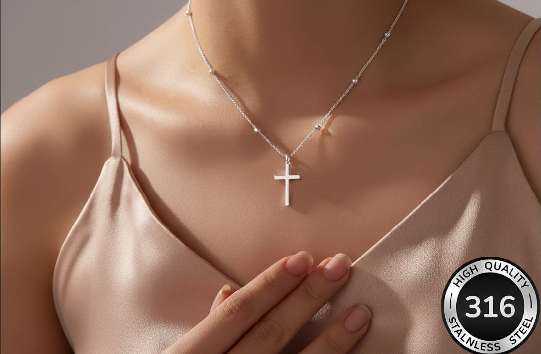 Wrapped in Grace Necklace (Silver & Gold)