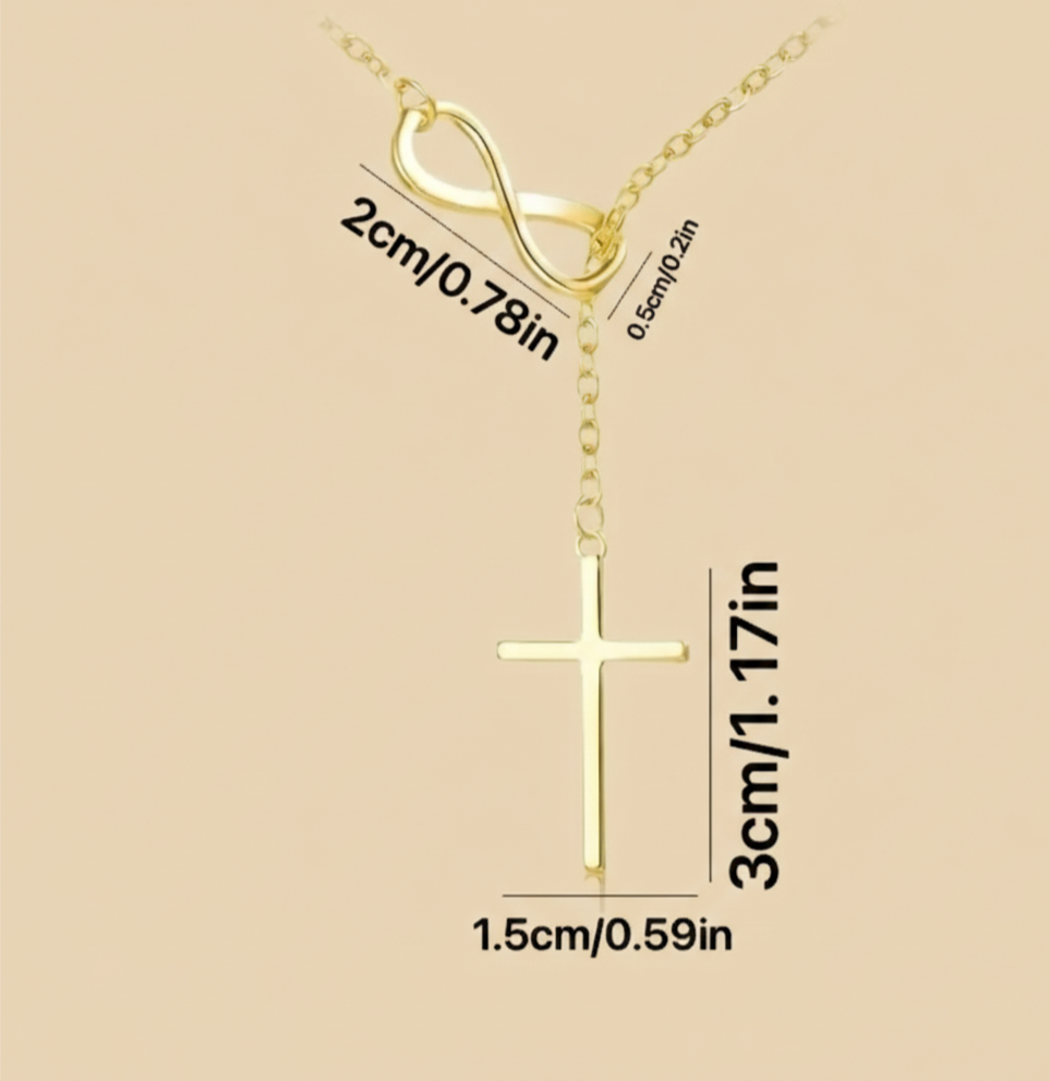 Held in His Love Necklace  (Silver & Gold)