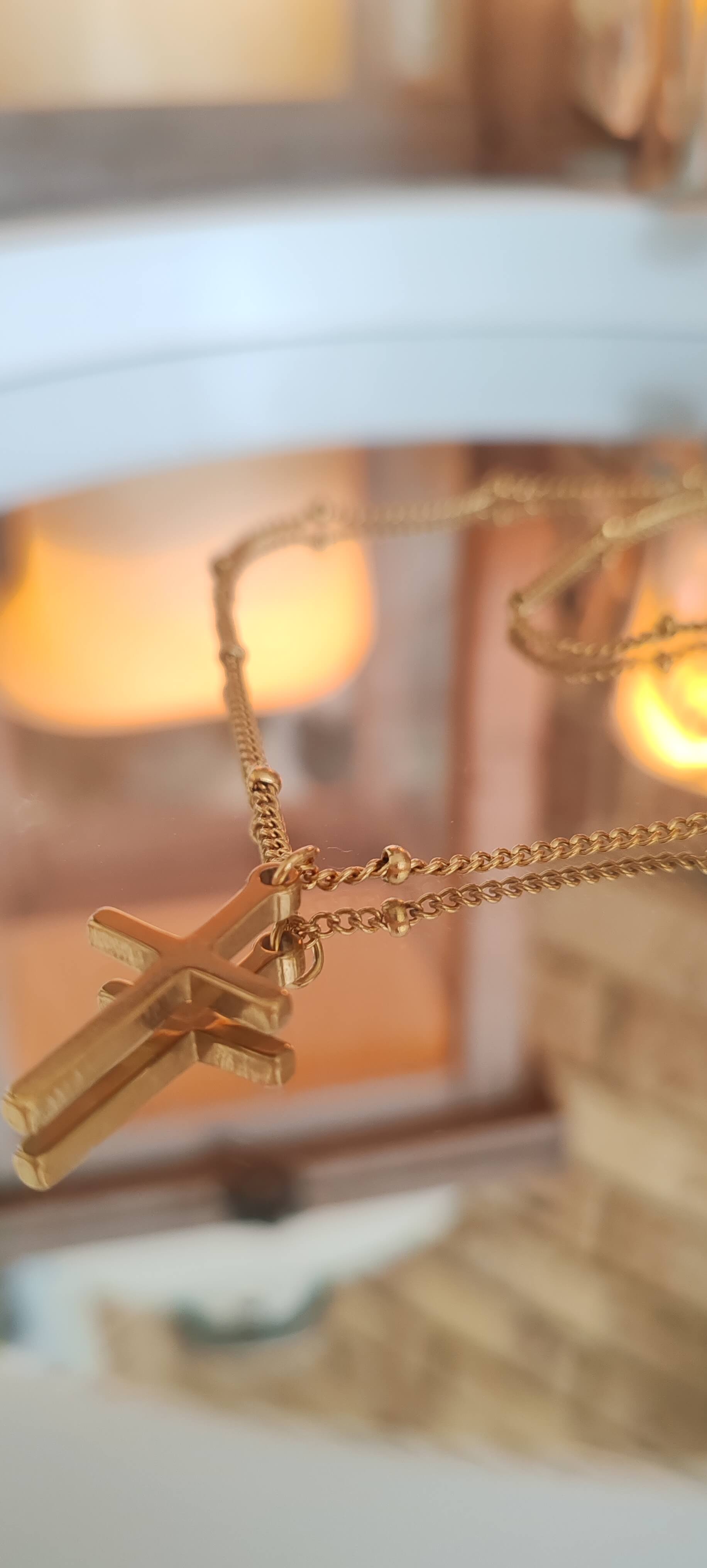 Wrapped in Grace Necklace (Silver & Gold)