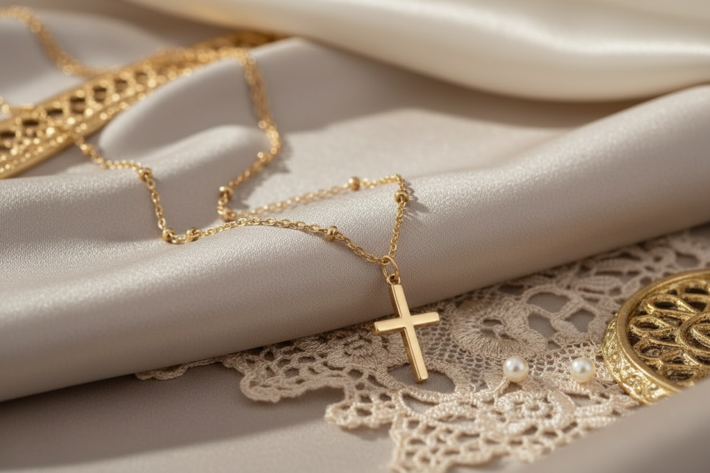 Wrapped in Grace Necklace (Silver & Gold)